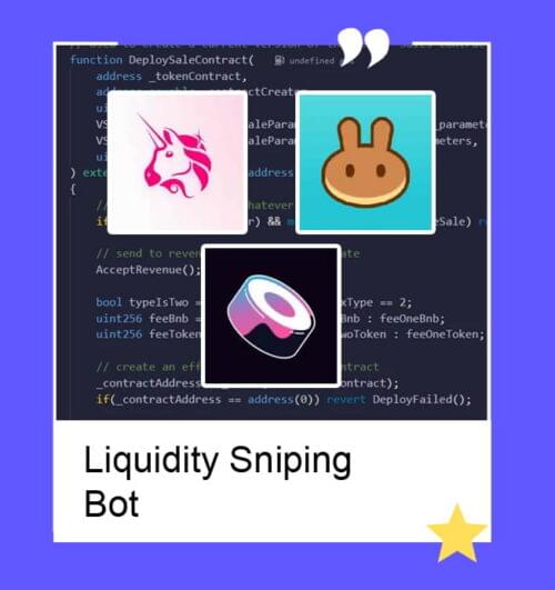 Liquidity Sniping Bot Liquidity Bot